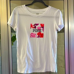 VS PINK floral tee